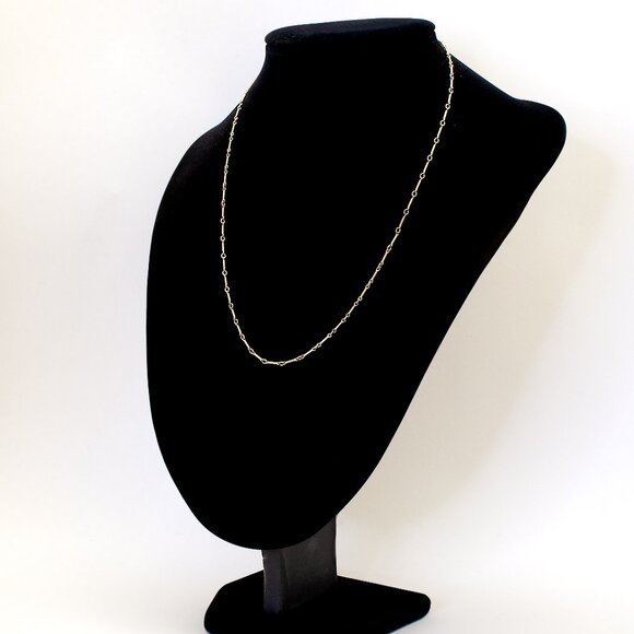 Gold-Filled Chain Necklace 18" | Elegant Stamped GF Link Chain | Unisex Jewelry - Picture 4 of 4